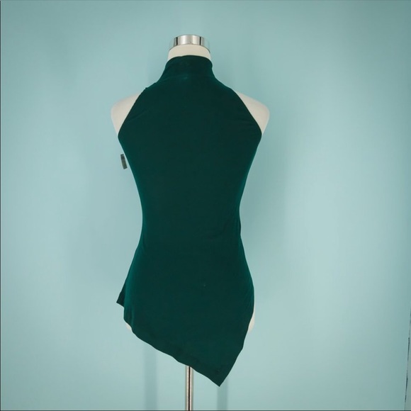Rosetta Getty XS Green Paneled Turtleneck Top NWOT - Picture 3 of 6